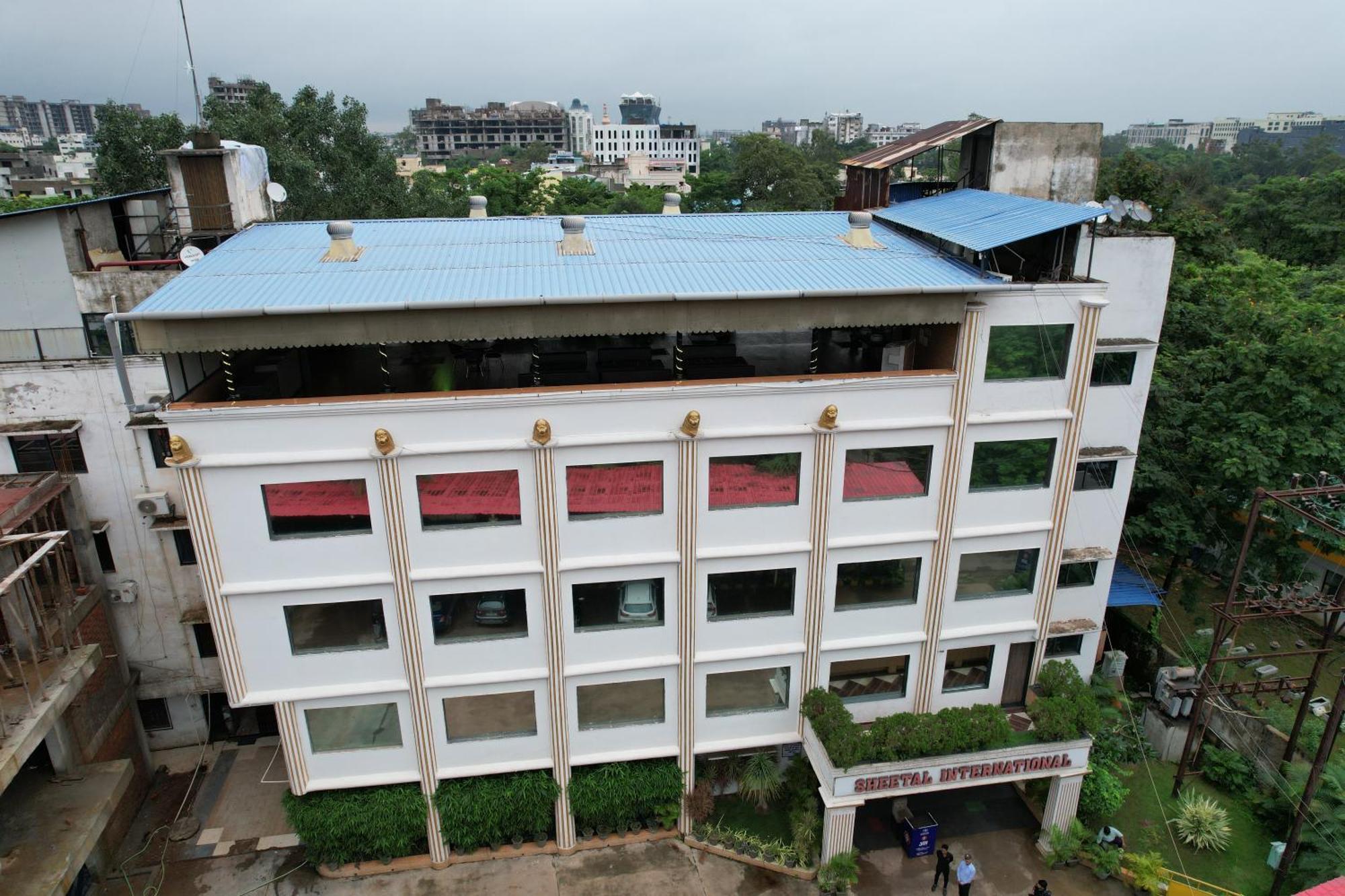 Sheetal International Hotell Rāipur Exteriör bild